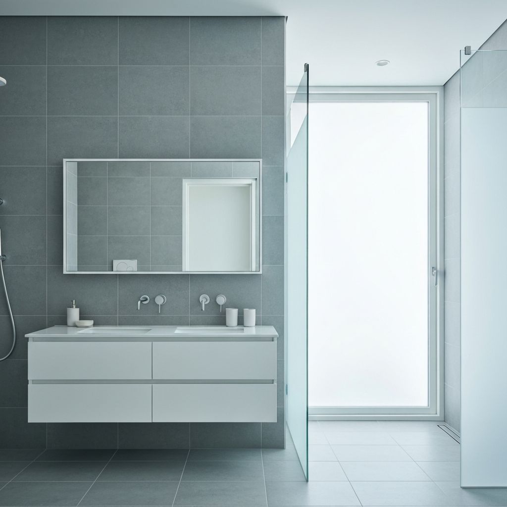 Modern luxury bathroom renovation